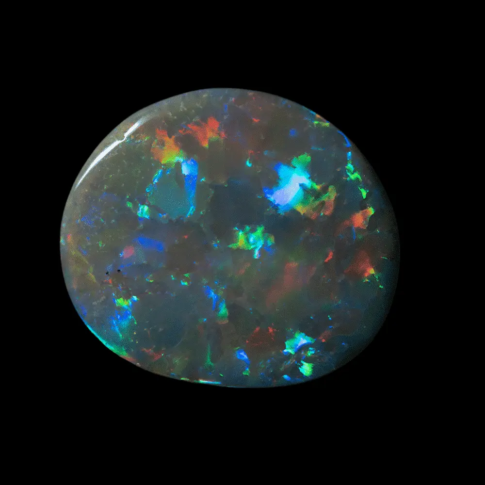 Dark and beautiful multicolored opal (5.0 cts) - Image 4