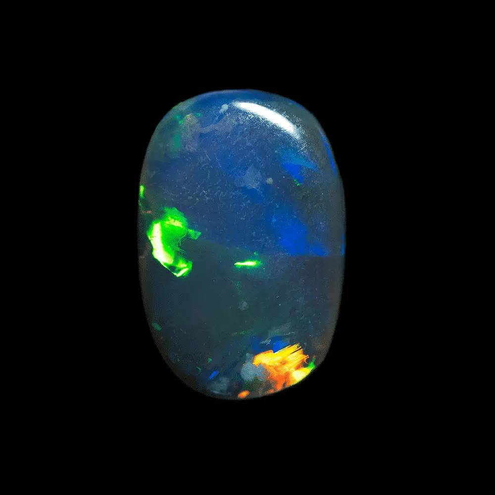 Bipolar black opal (1.6 ct) - Image 4