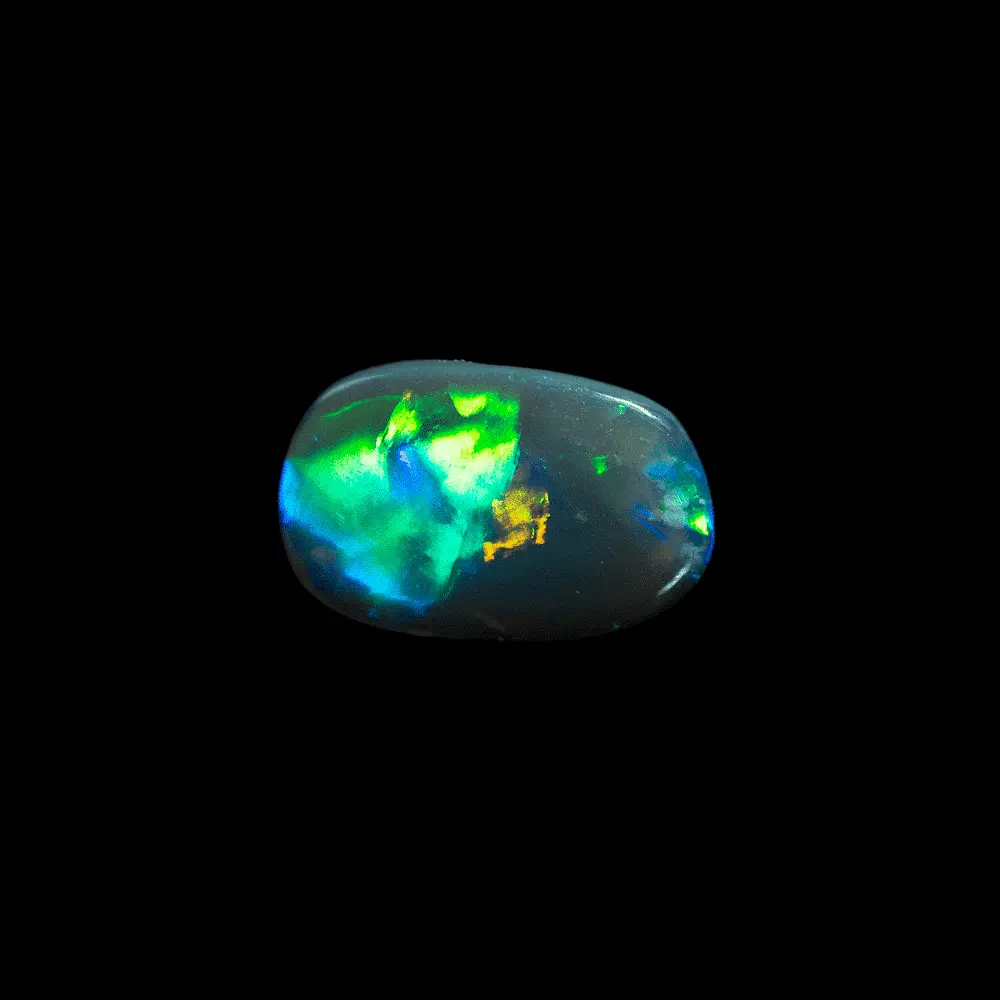 Bipolar black opal (1.6 ct) - Image 5