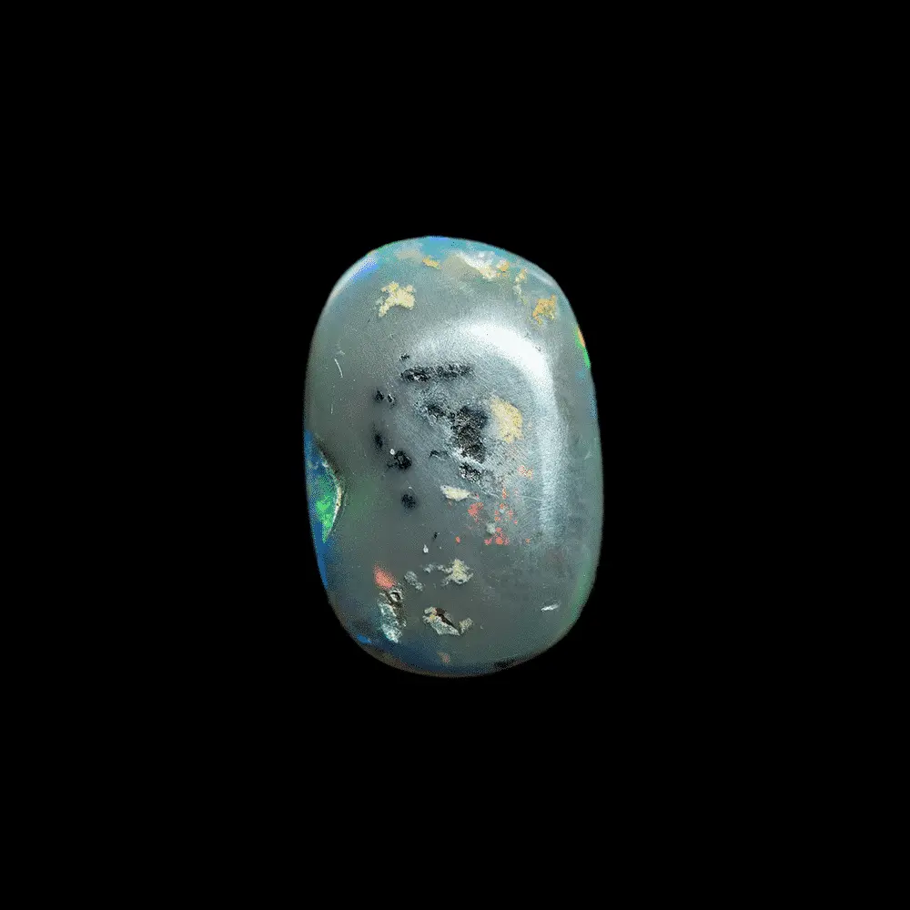 Bipolar black opal (1.6 ct) - Image 6