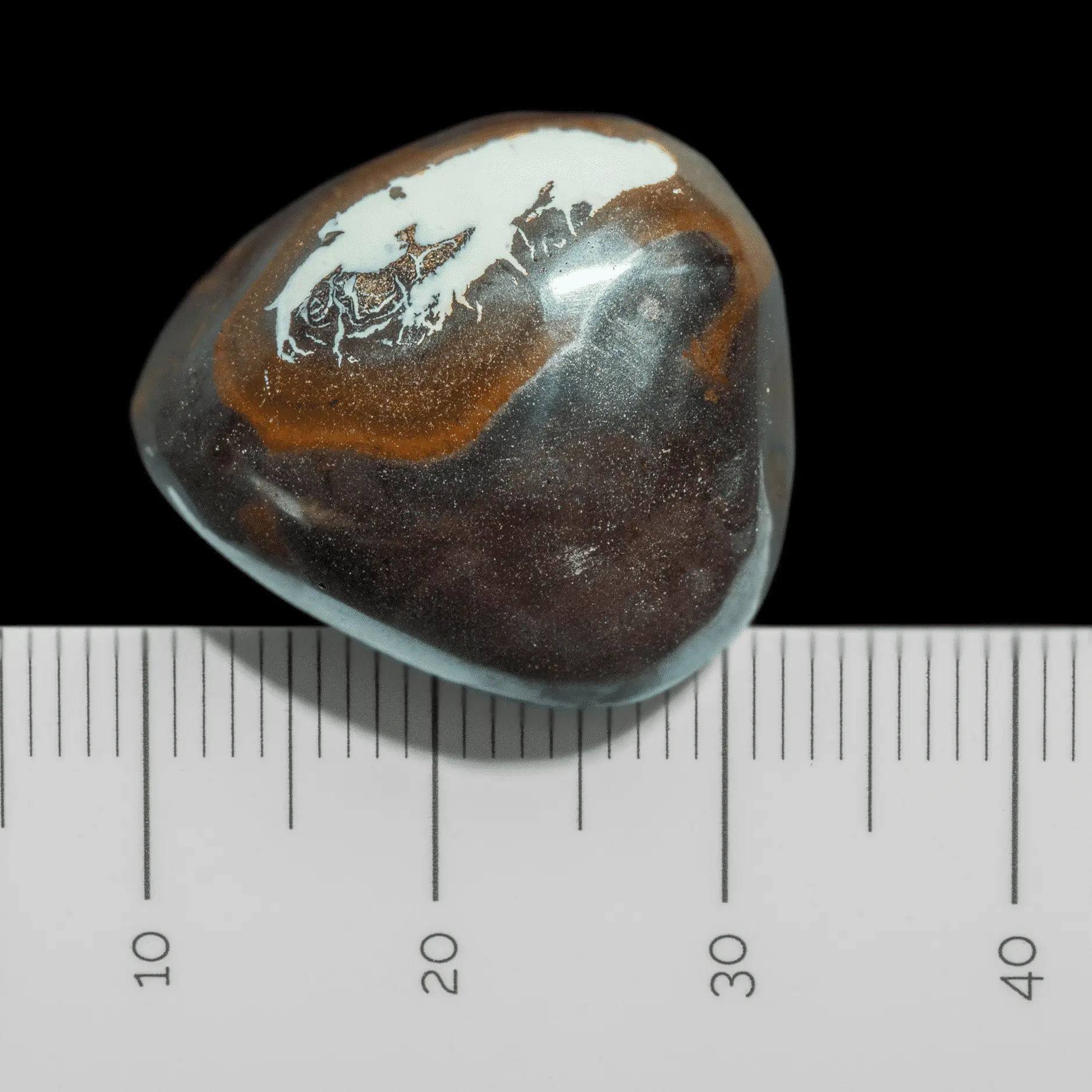 Opale koroit marquée de blanc pur (26,5 cts) – Image 4
