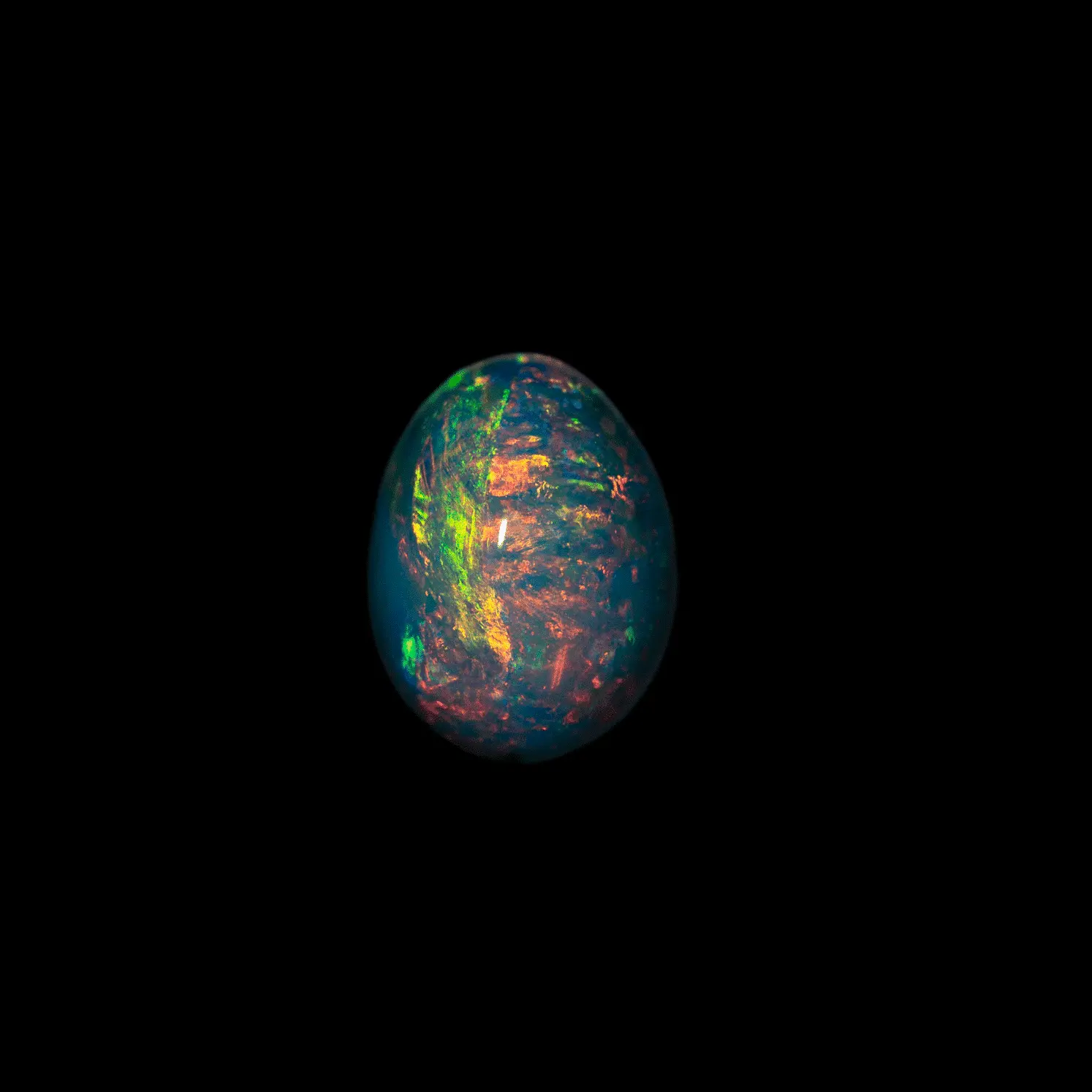 Pink version of a multicolored crystal opal (2.0 cts) - Image 7