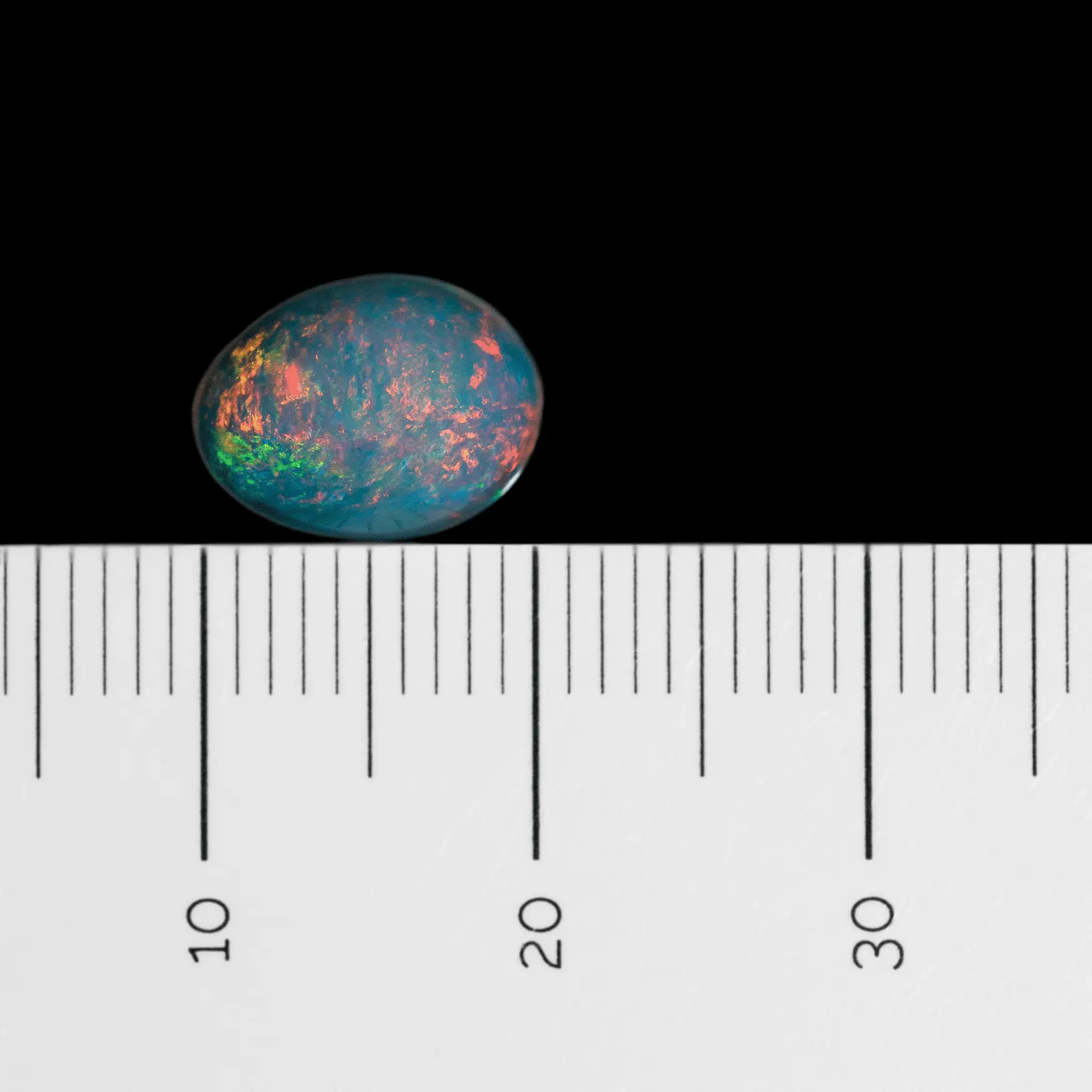 Pink version of a multicolored crystal opal (2.0 cts) - Image 8