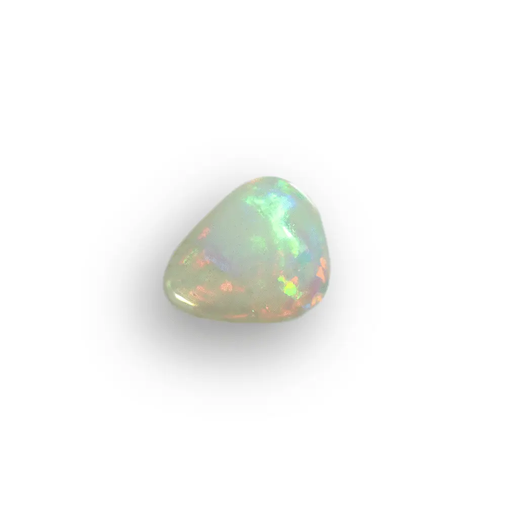 L'opale cristal tachée d'orange flamboyant (0,9 cts) – Image 3
