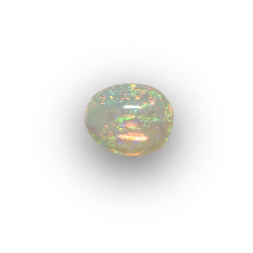 Petit cabochon scintillant d'opale cristal Brésilienne (0,3 ct) – Image 5
