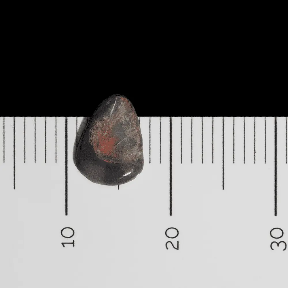 Small Red Comet on Australian Opal Triangle (0.5 ct) - Image 5
