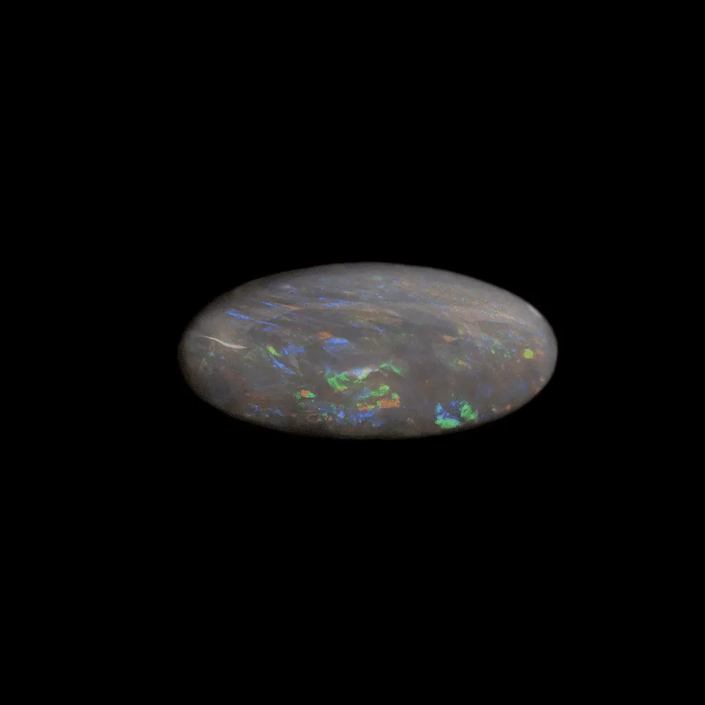 L'opale sombre à filets bleu-violets (1,0 ct) – Image 3