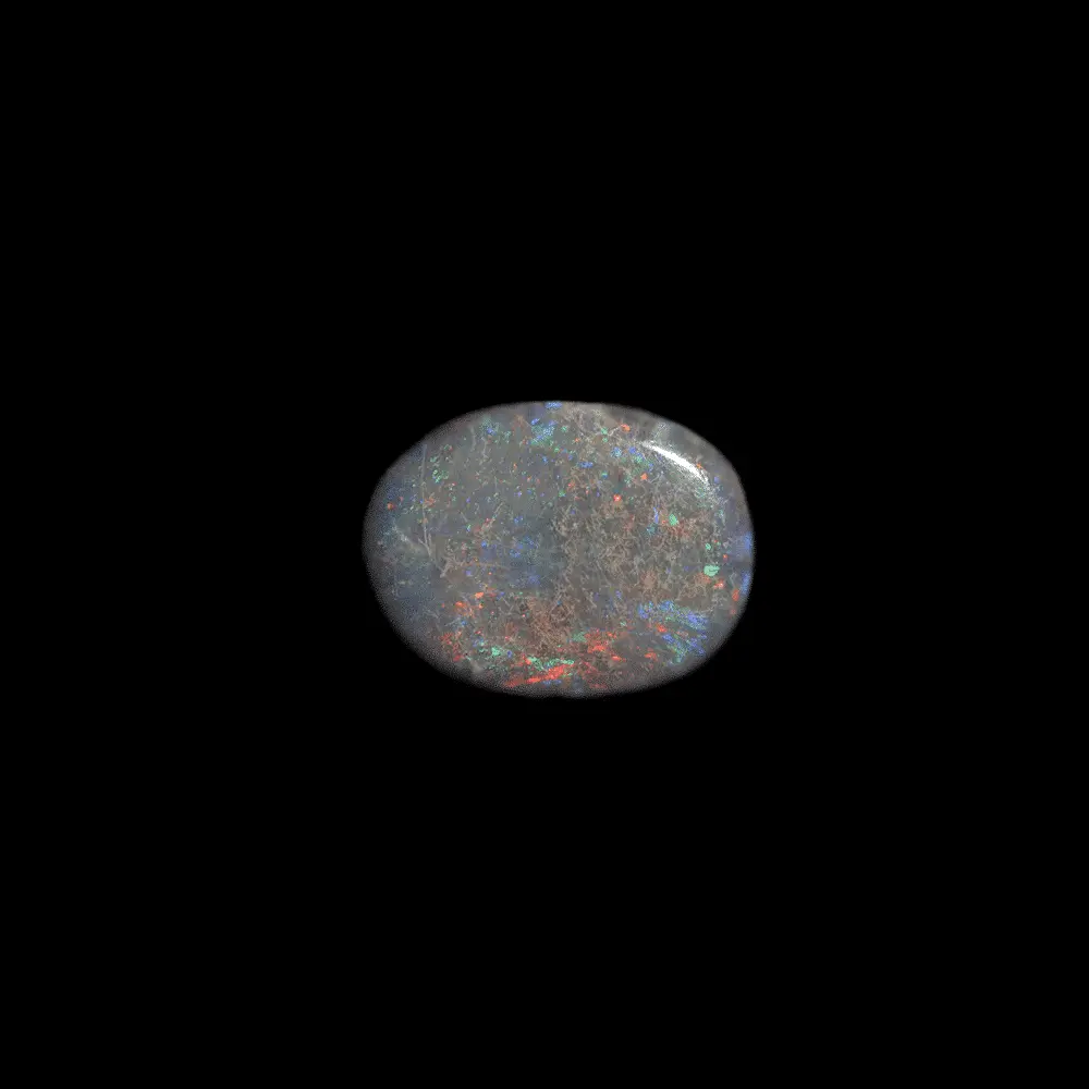 Petit cabochon opalisé du desert australien (0,7 ct) – Image 3
