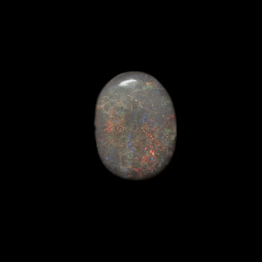 Petit cabochon opalisé du desert australien (0,7 ct) – Image 4