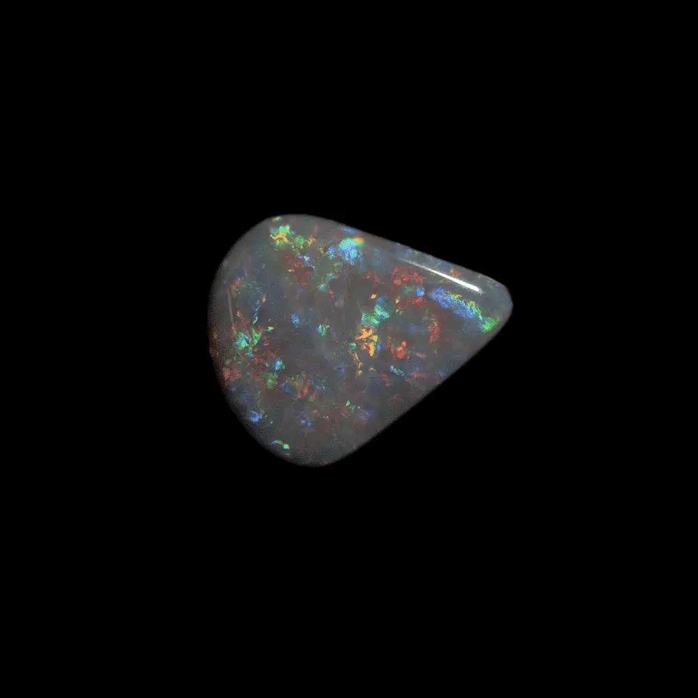 Triangle d'opale sombre multicolore (1,8 cts) – Image 4