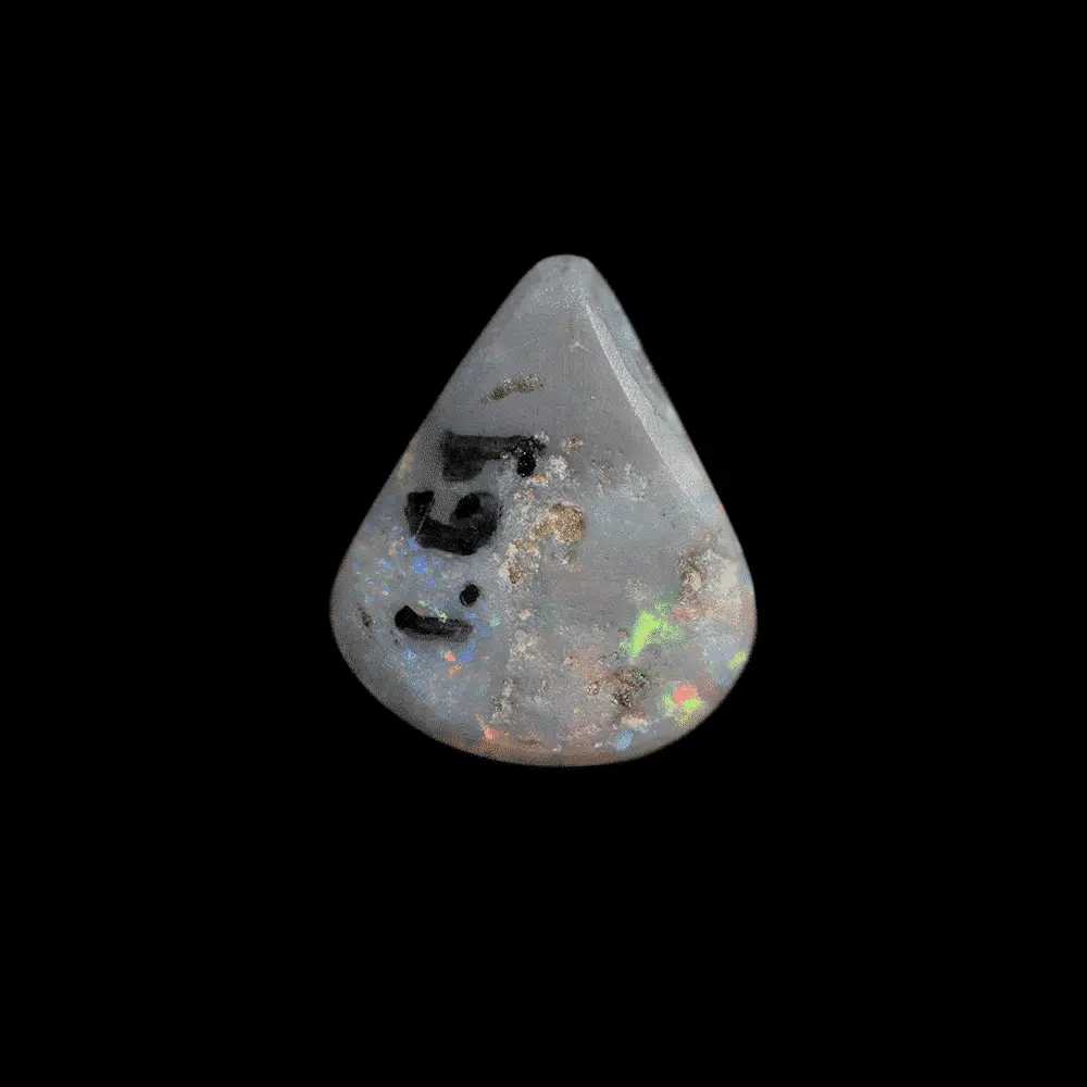 Triangle d'opale sombre multicolore (1,8 cts) – Image 5