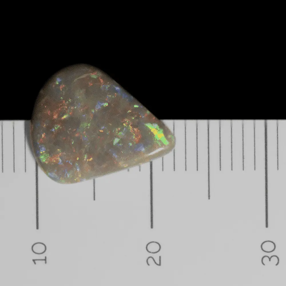 Triangle d'opale sombre multicolore (1,8 cts) – Image 6