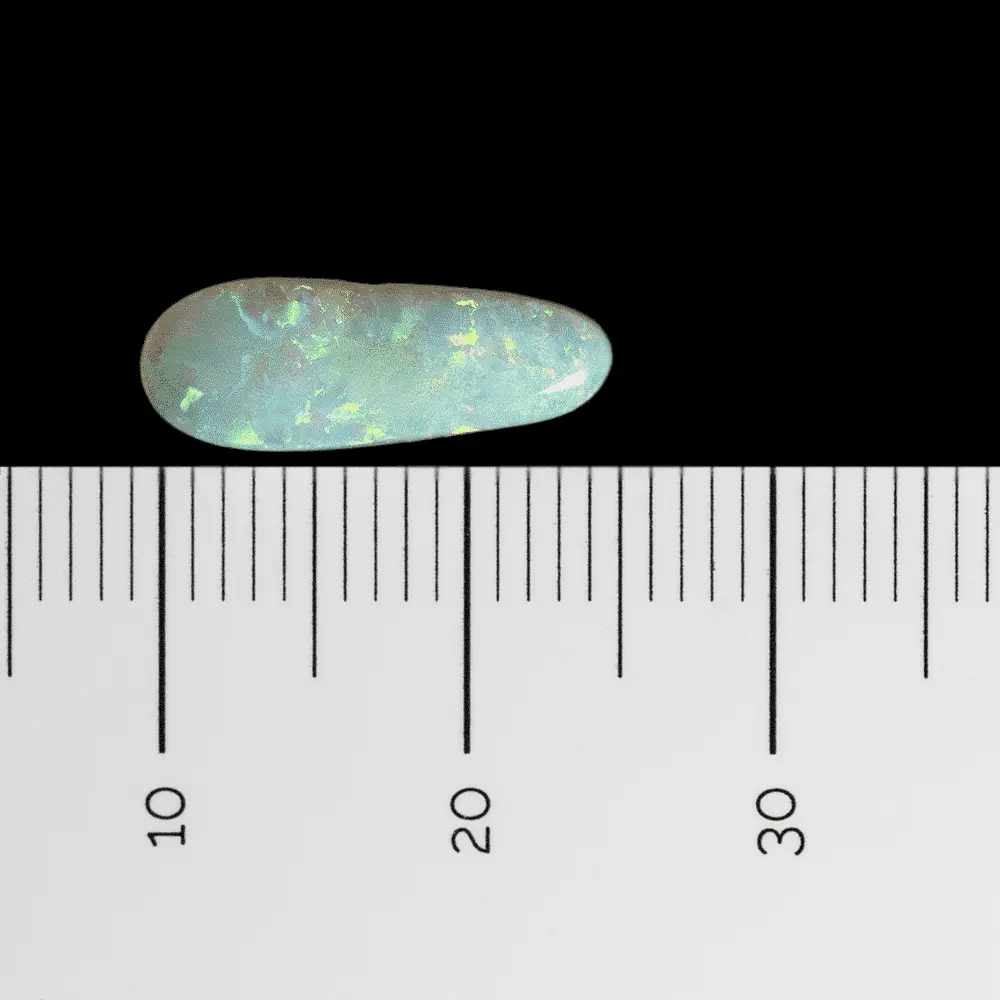 Larme verte d'opale blanche (1,3 ct) – Image 8