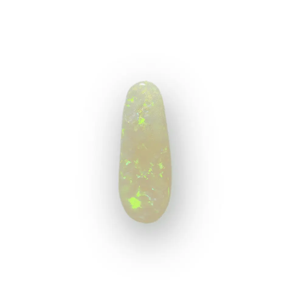 Larme verte d'opale blanche (1,3 ct) – Image 4