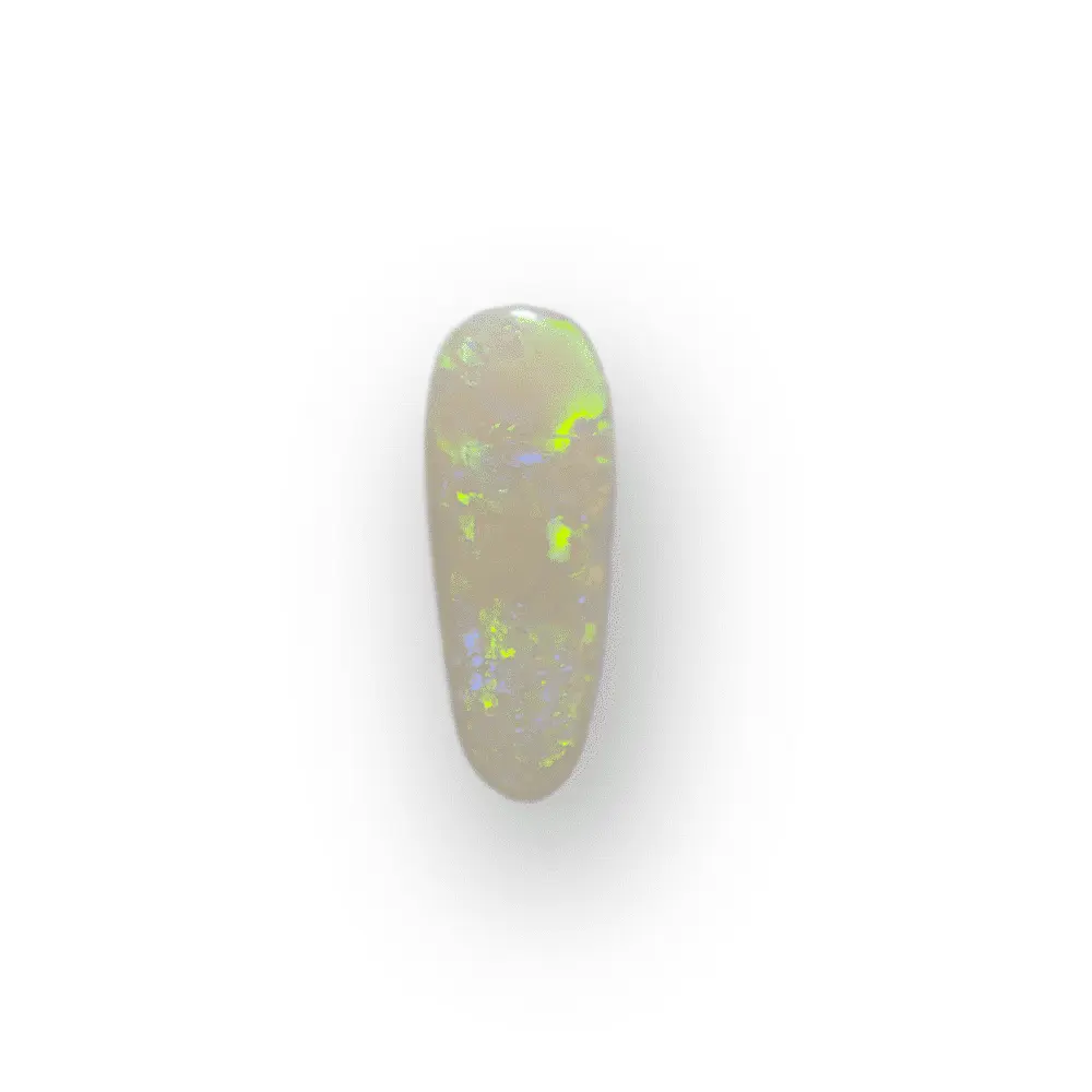 Larme verte d'opale blanche (1,3 ct) – Image 5