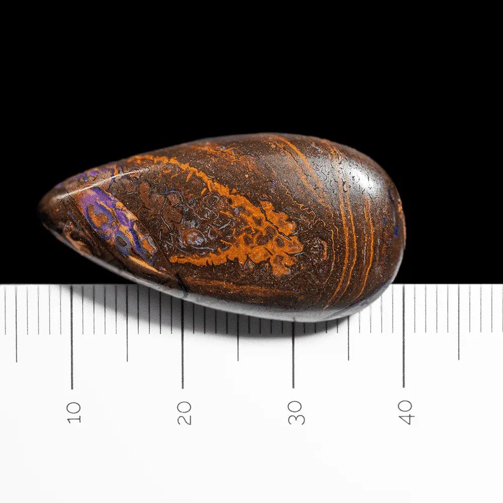 Opale Koroit à ruban violine (33,4 cts) – Image 5