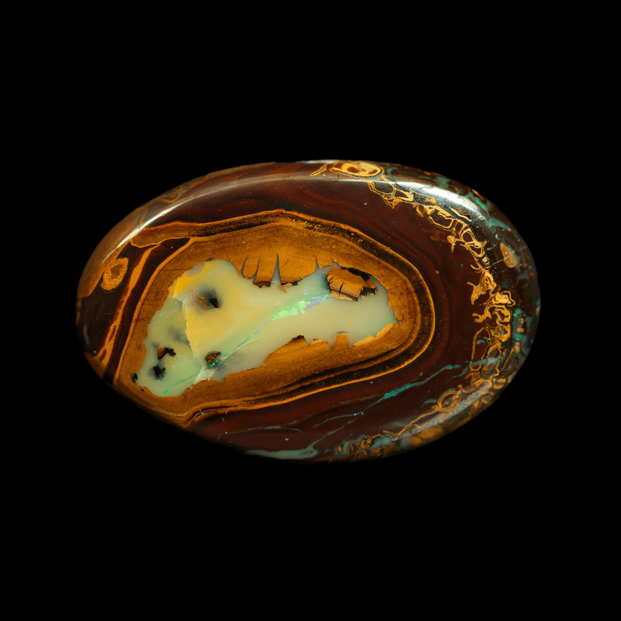 Elegant Koroit Opal Locket (53.7 cts) - Image 8