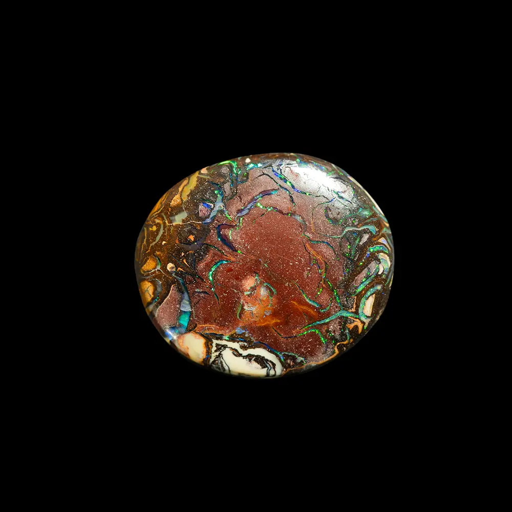 Pièce d'opale Koroit d'ocre et de festons brillants (9,4 cts) – Image 4