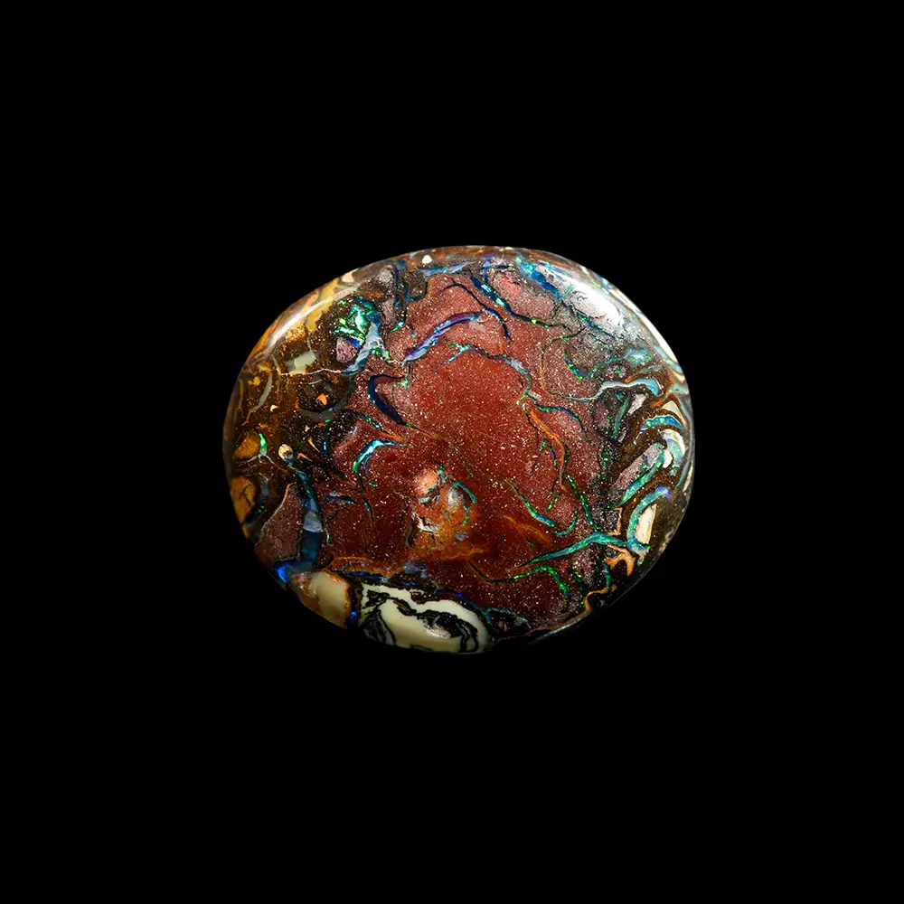 Pièce d'opale Koroit d'ocre et de festons brillants (9,4 cts) – Image 5