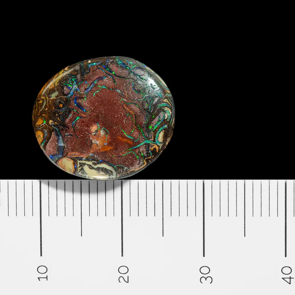 Pièce d'opale Koroit d'ocre et de festons brillants (9,4 cts) – Image 7