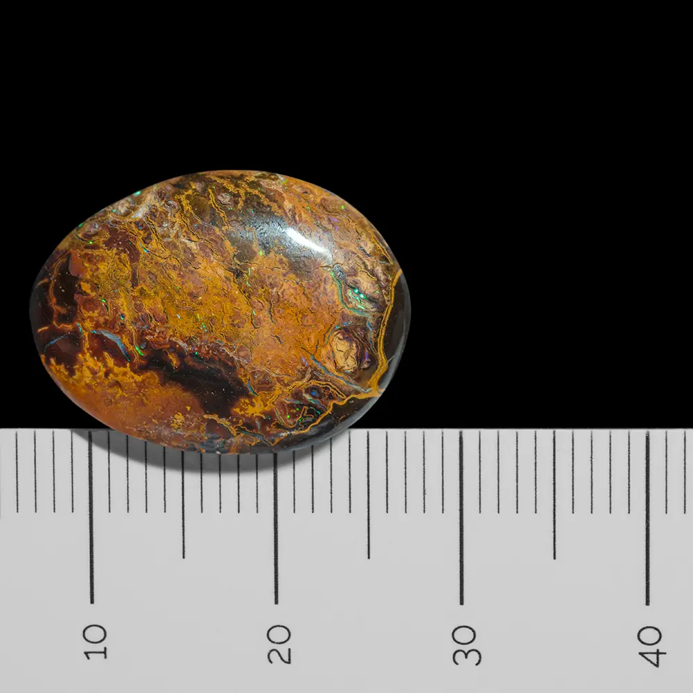 Koroit Landscape Opal Ochre Rust (9.9 cts) - Image 5