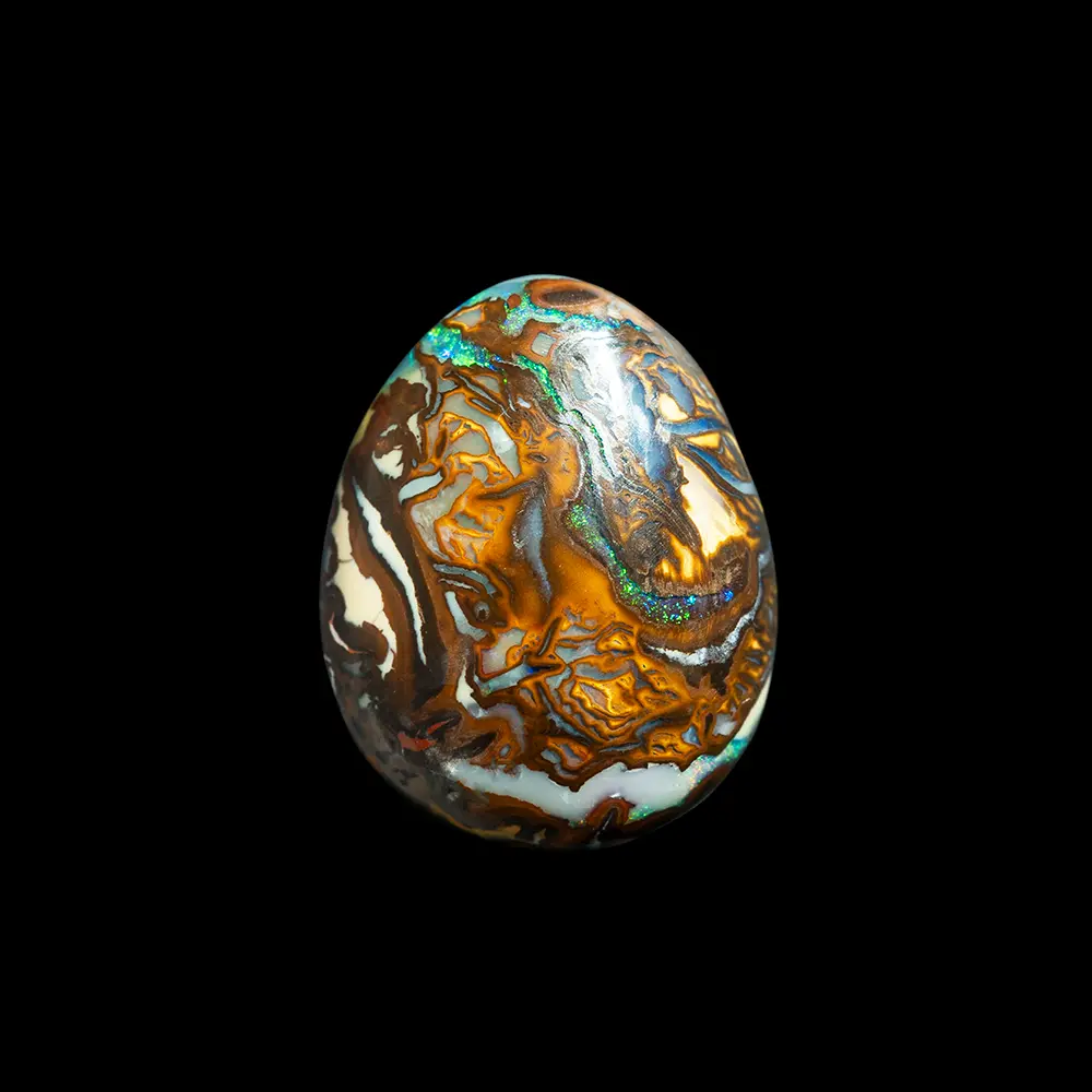 Variegated Koroit opal with iridescent pole (7.9 cts) - Image 5