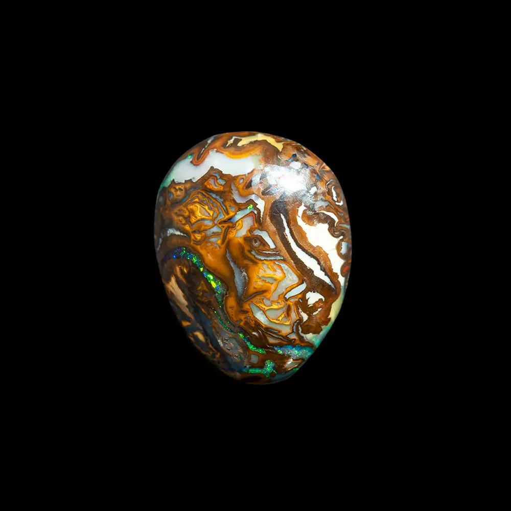Variegated Koroit opal with iridescent pole (7.9 cts) - Image 6