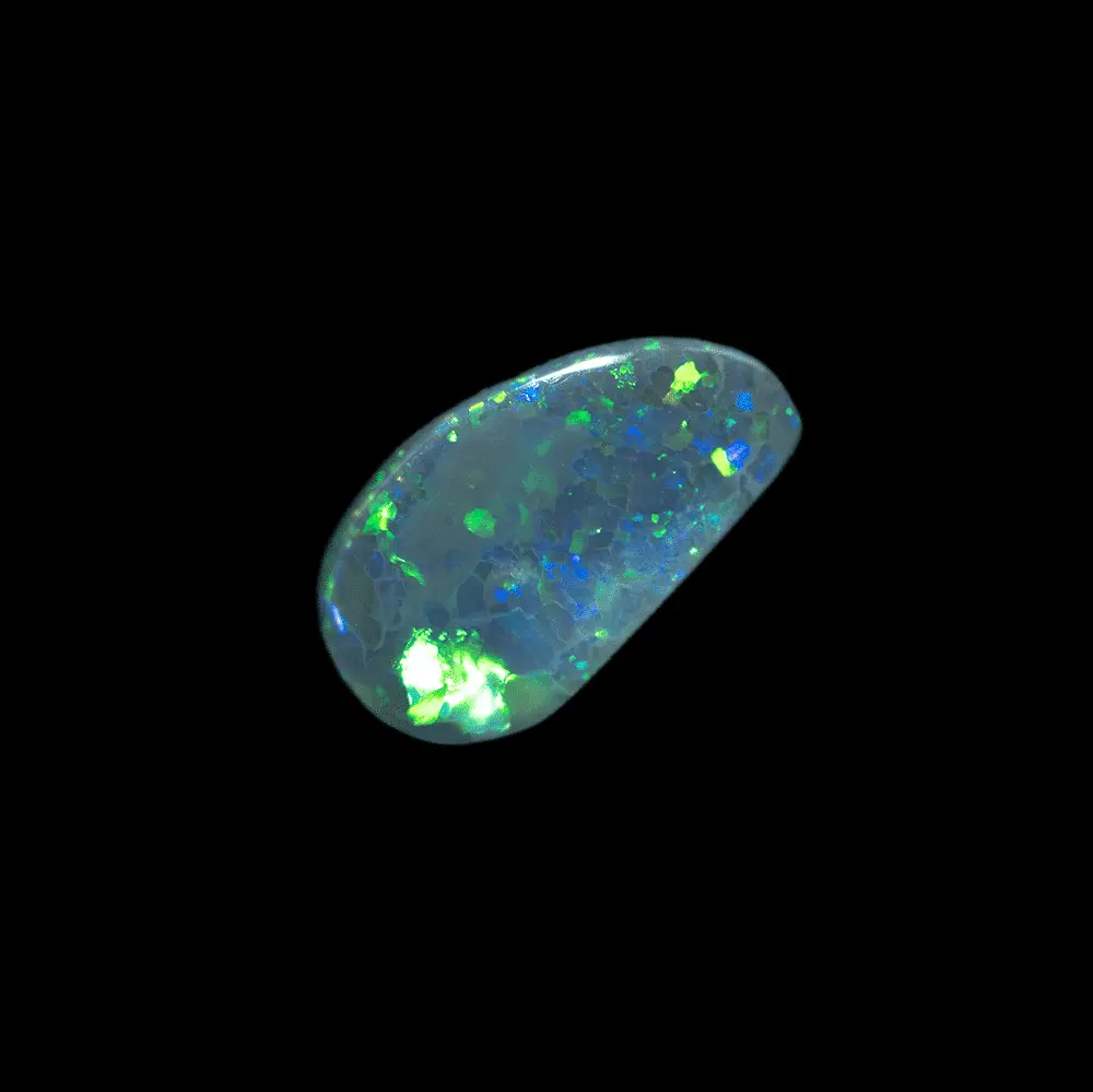 Opale noire à constellation brillante verte (1,5 ct) – Image 3