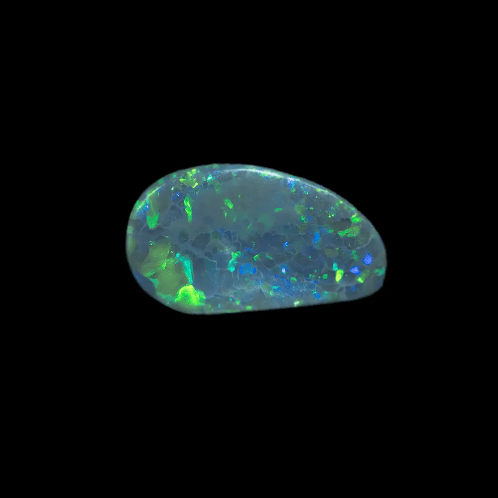 Opale noire à constellation brillante verte (1,5 ct) – Image 4