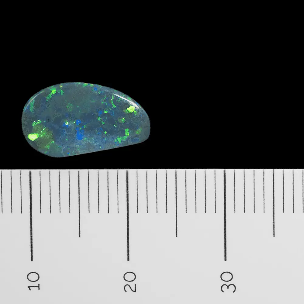 Opale noire à constellation brillante verte (1,5 ct) – Image 6