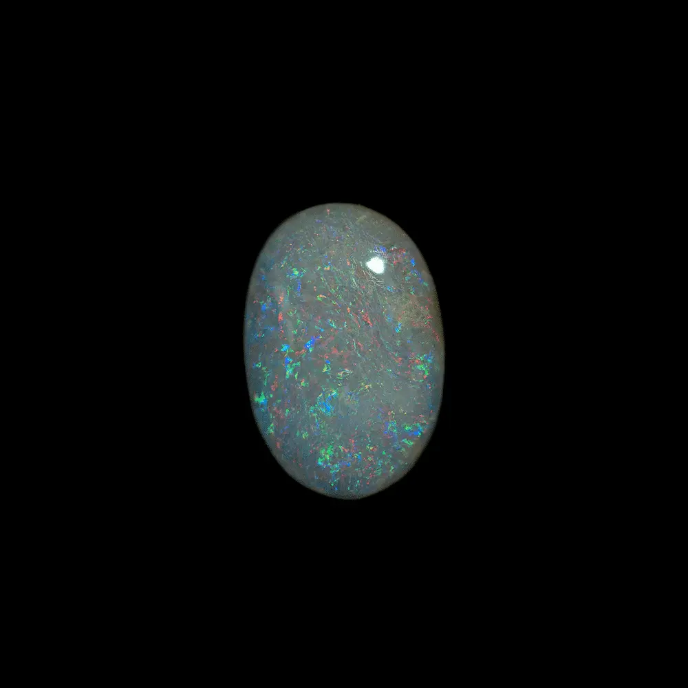 Cabochon classique d'opale noble (0,9 ct) – Image 4