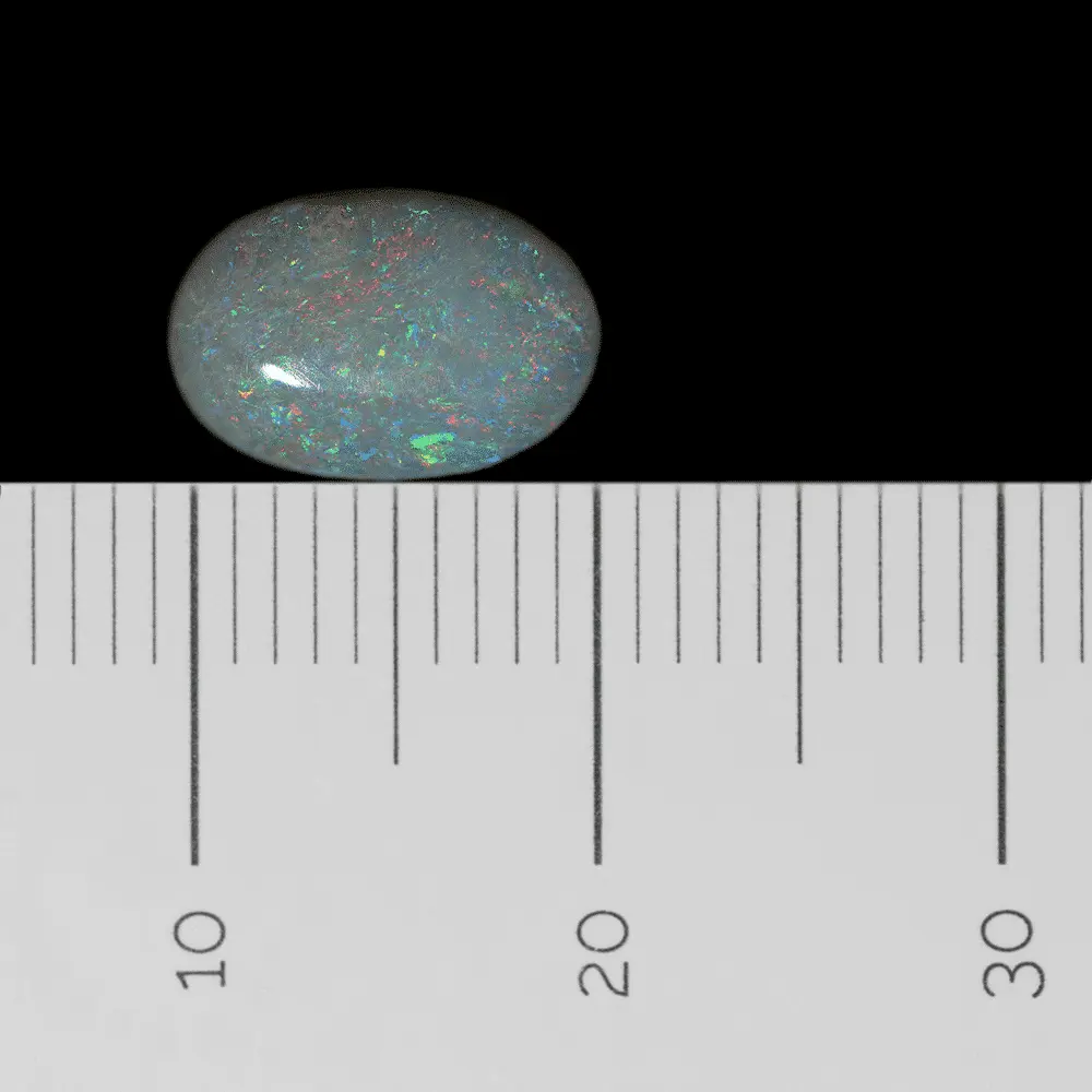 Cabochon classique d'opale noble (0,9 ct) – Image 7