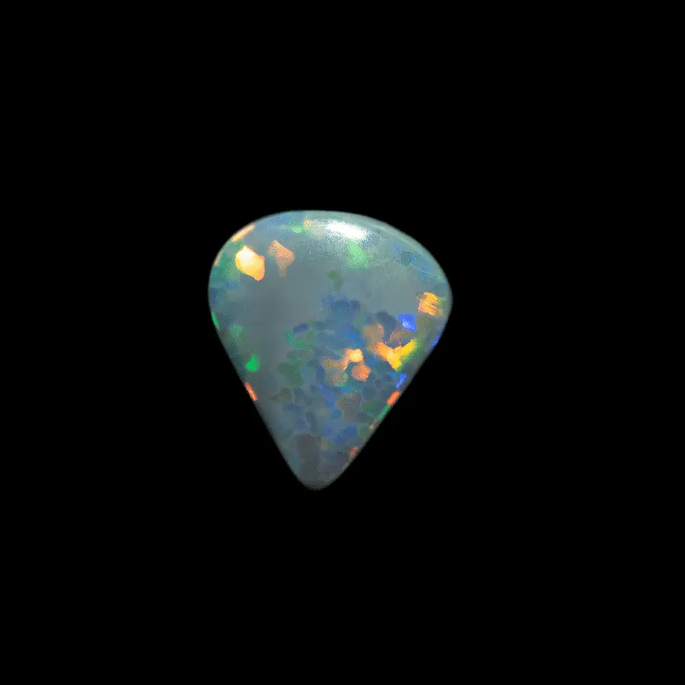Goutte d'opale noire à dallage multicolore (1,2 ct) – Image 4