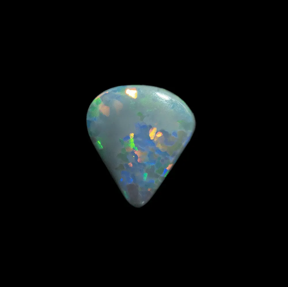 Goutte d'opale noire à dallage multicolore (1,2 ct) – Image 6