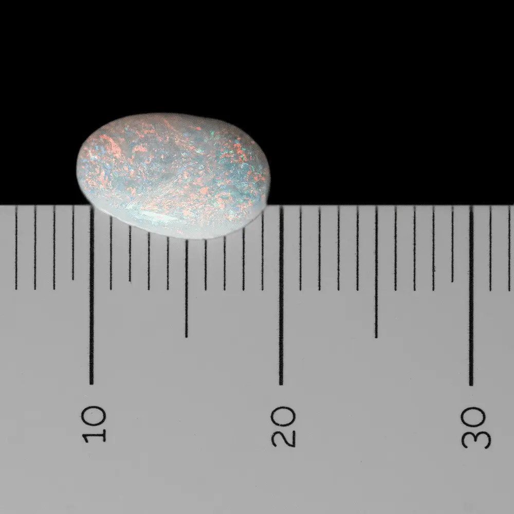 Cabochon d'opale blanche de Coober Pedy (1,1 ct) – Image 9