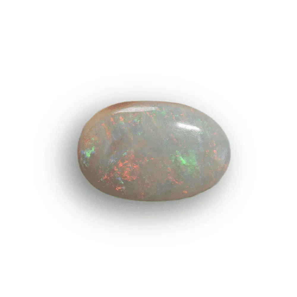 Cabochon d'opale blanche de Coober Pedy (1,1 ct) – Image 5