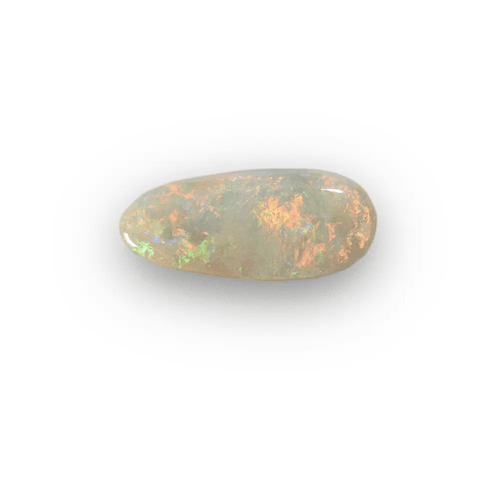 Jolie larme multicolore d'opale blanche (0,8 ct) – Image 5