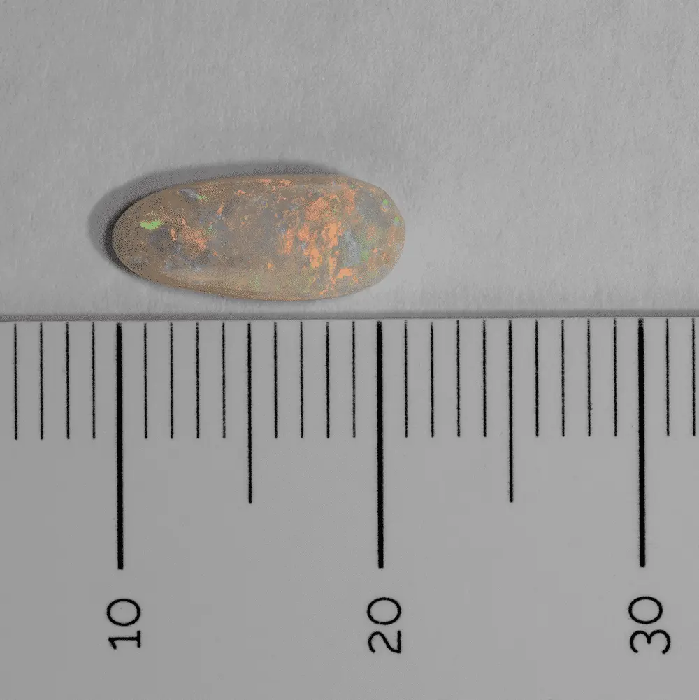 Jolie larme multicolore d'opale blanche (0,8 ct) – Image 9