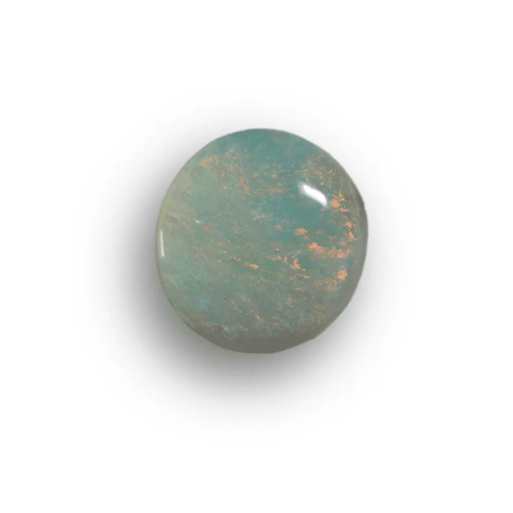 Opale blanche à micro sillons multicolores (1,3 ct) – Image 6