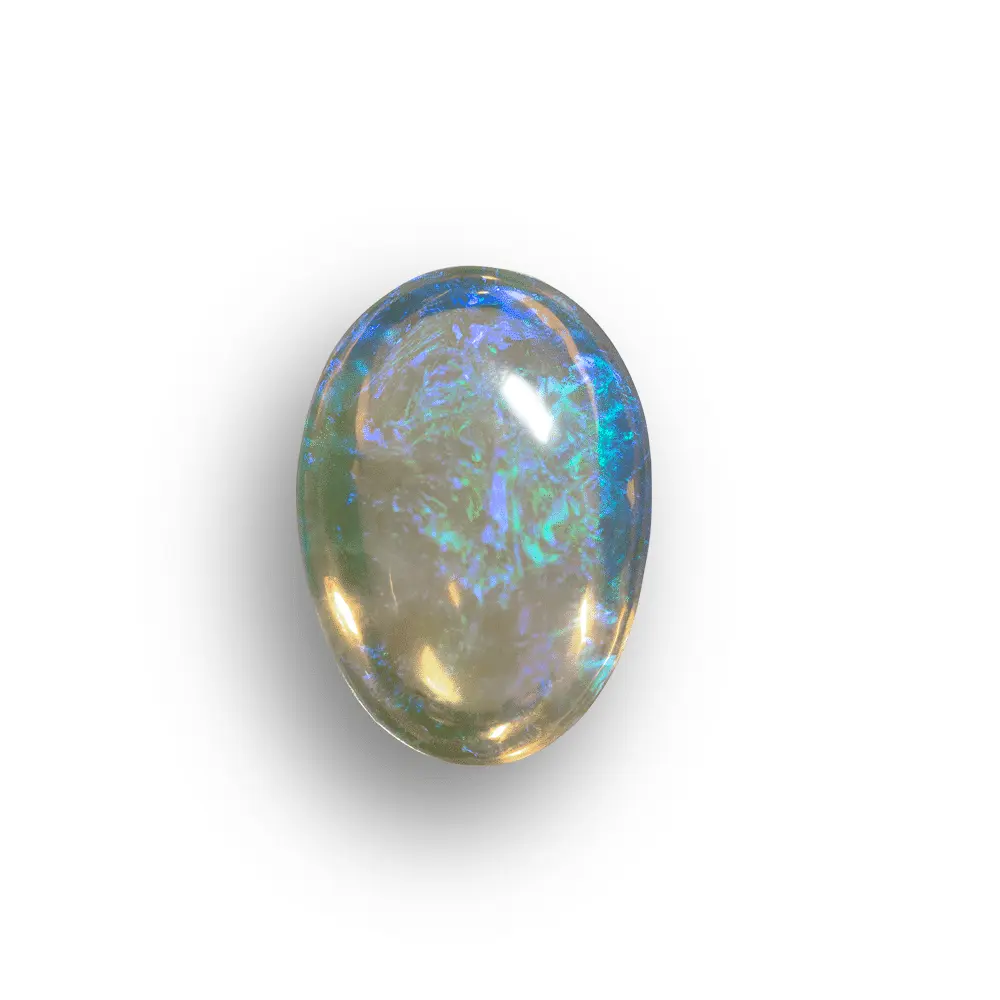 Opale cristal à volutes bleues (2,1 cts) – Image 4