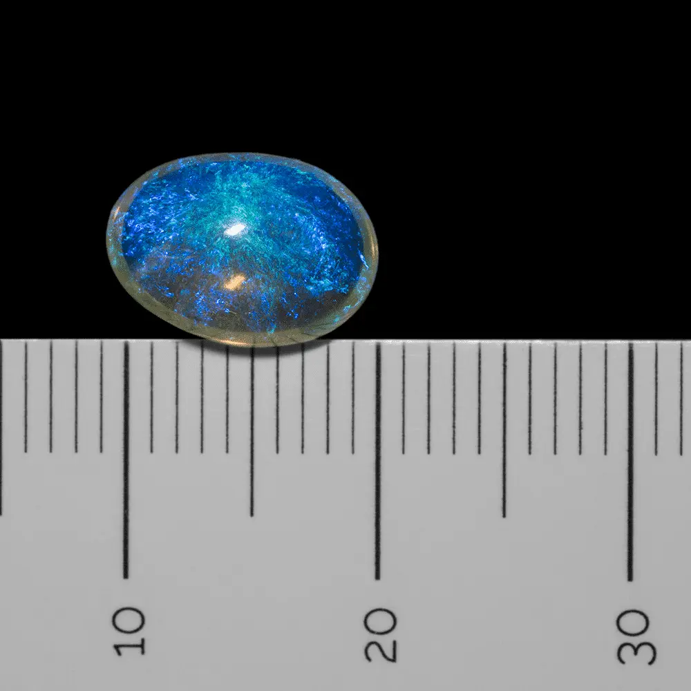 Opale cristal à volutes bleues (2,1 cts) – Image 9