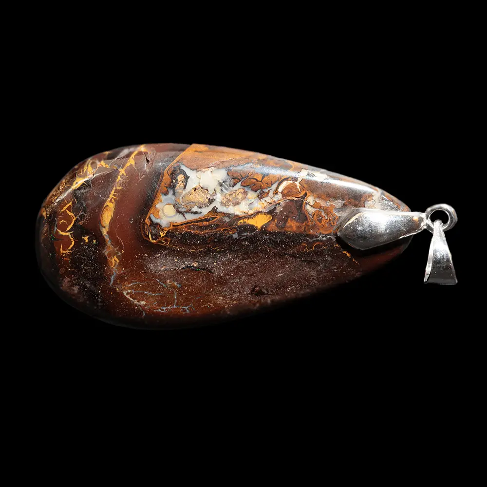 Opale Koroit in frame pendant - Image 5