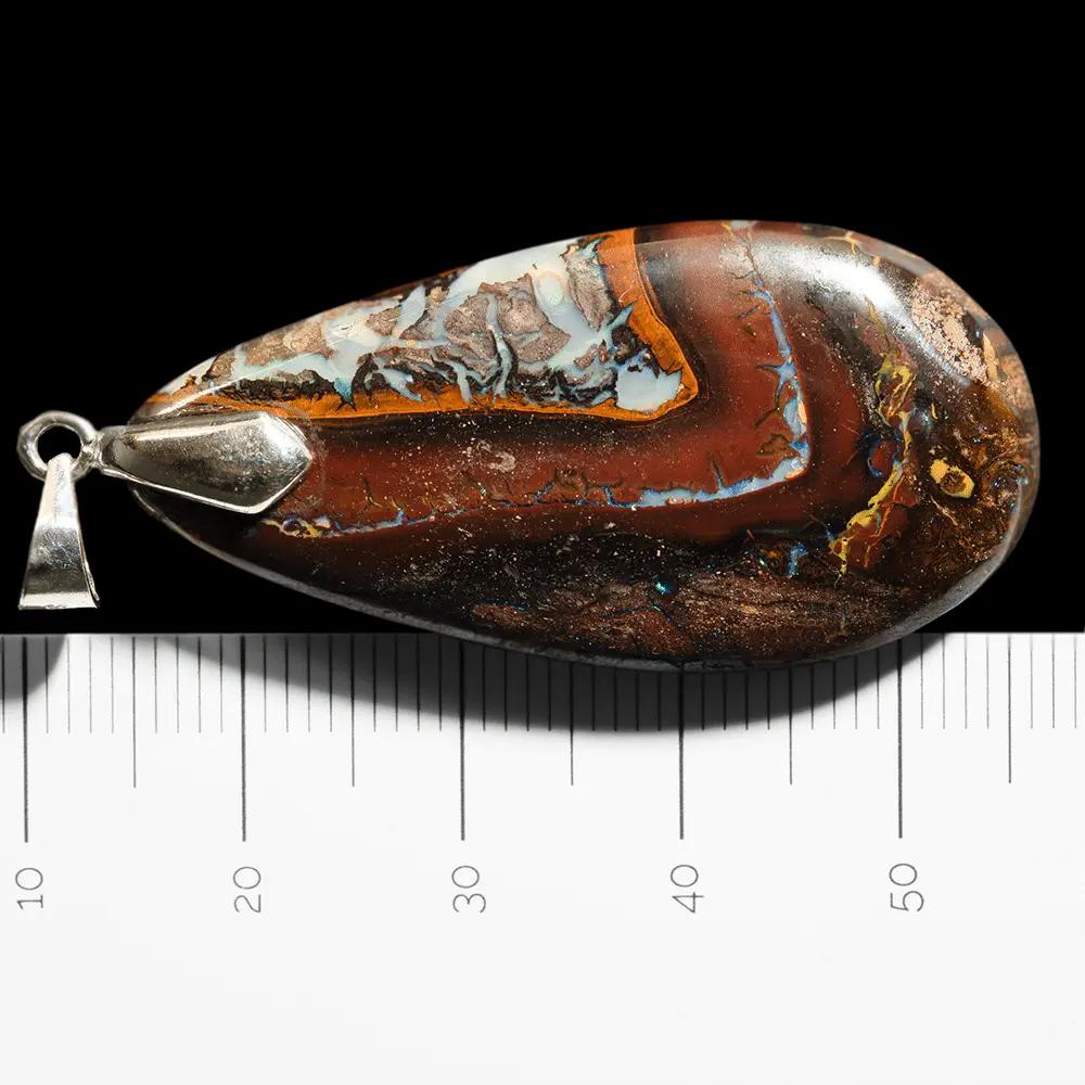 Opale Koroit in frame pendant - Image 6