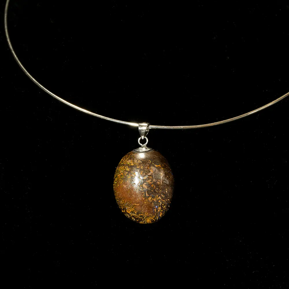 Pendentifs de filaments emmêlés d'opale Koroit – Image 3