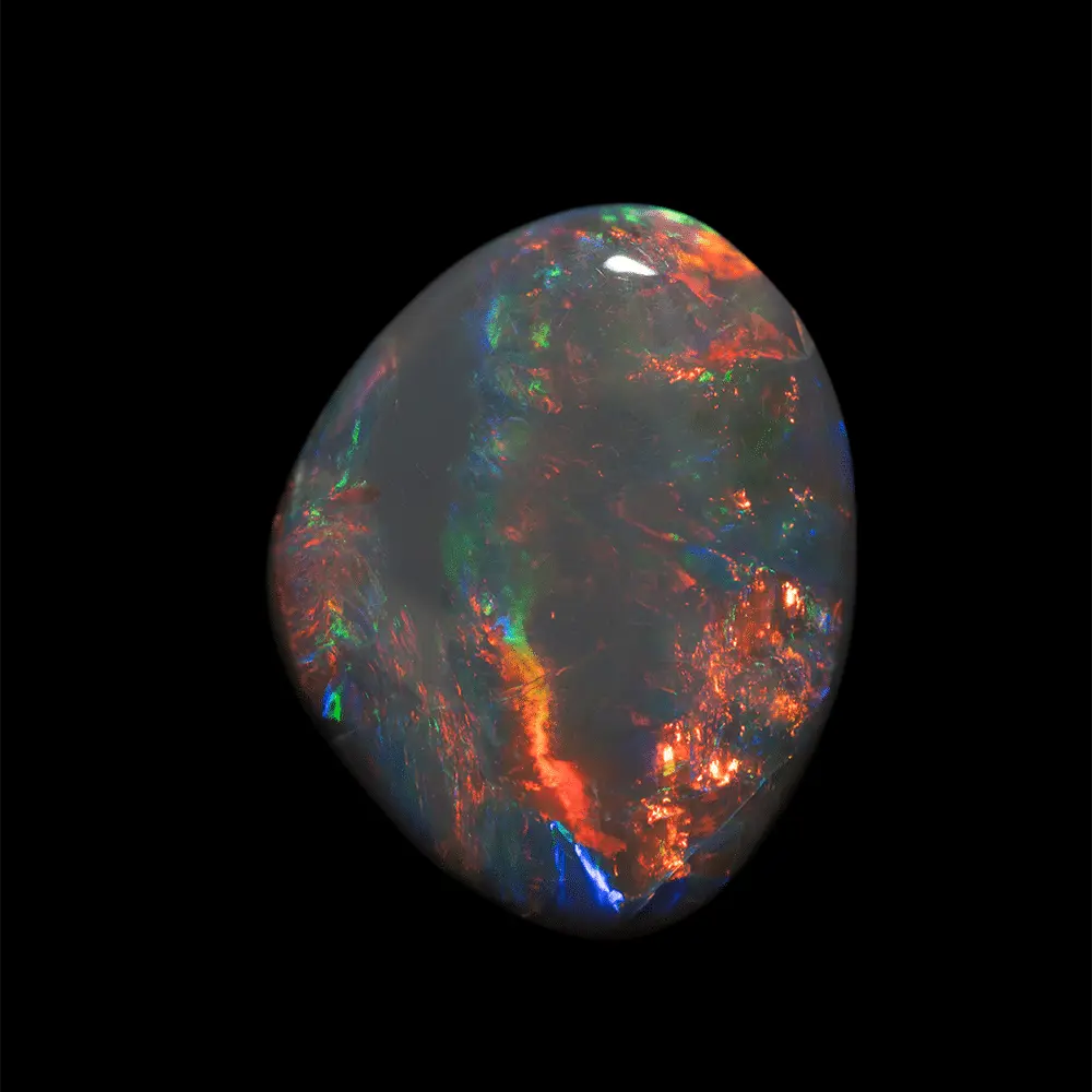 Merveille d'opale noire multicolore (4,8 cts) – Image 4