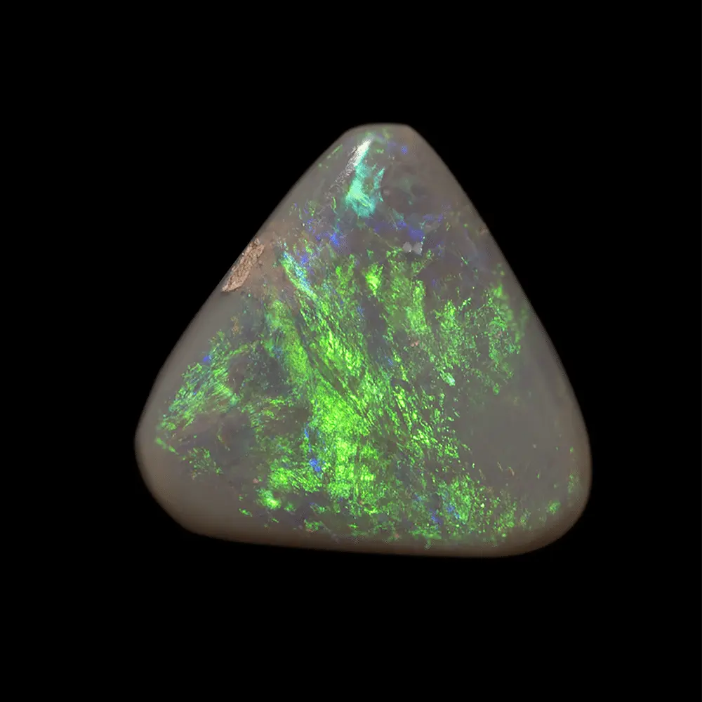 Triangle d'opale sombre vert pur (1,3 ct) – Image 6