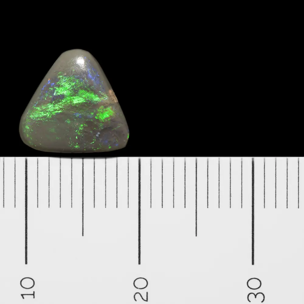 Triangle d'opale sombre vert pur (1,3 ct) – Image 8